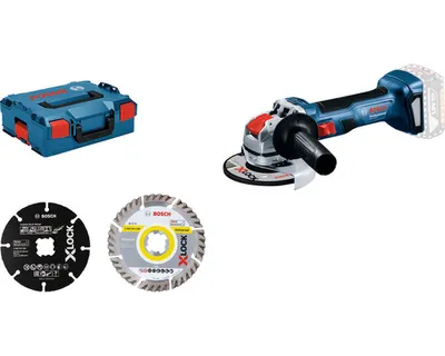 Produktbild von Akku-Winkelschleifer mit X-LOCK Bosch Professional GWX 18V-7 inkl. Handgriff und L-BOXX, ohne Akku und Ladegerät