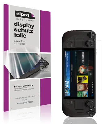 Immagine prodotto di 2x Pellicola Protettiva per Velvet Steam Deck OLED Protezione Schermo Claro Display dipos