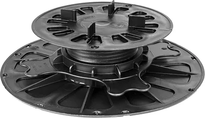 Produktbild von 1 Karton Plattenlager Premium für Stein Beton Keramikplatten Terrassenlager Stelzlager Stellfuß Höhenverstellbar / 1 Karton: 40 - 70 mm / 52 Stück