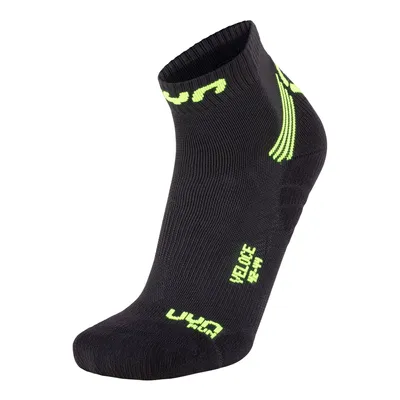 Produktbild von UYN Run Veloce Laufsocken Herren black/yellow fluo 39-41