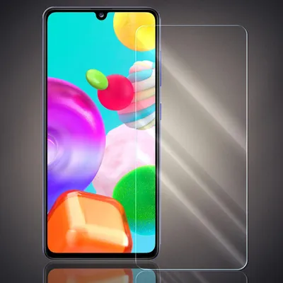 Produktbild von Panzer Folie für Samsung Galaxy A41 Echt Glas Displayschutzfolie Transparent Glasfolie 9H Härtegrad Schutzglasfolie