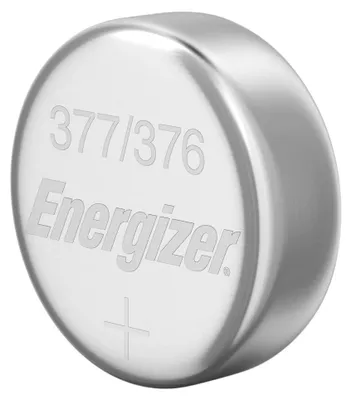 Produktbild von Energizer 377/376 Uhrenbatterie 24mAh 1,55V 1er Blister SR626SW, SR626W, SR66 Silver Oxid Batterie 1er-Miniblister E1115301
