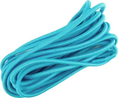 Produktbild von 3m Gummikordel 3mm Gummiband Gummischnur Hutgummi Rundgummi f. Bekleidung uvm., Farbe:türkis