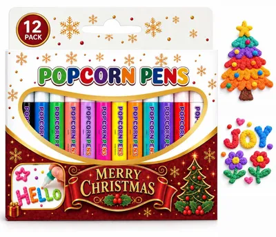 12er-Set 3D-Reliefstifte Popcorn-Effekt für Karten & Scrapbooking