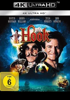 Produktbild von PLAION Hook (4K-UHD), Film, Blu-ray, Deutsch, Englisch, Französisch, Italienisch, Polnisch, 141 min, Hook, Abenteuer