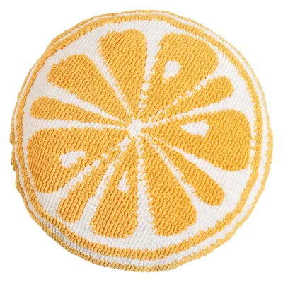 Produktbild von Magma gefülltes Kissen Sunny 'Lemon' ∅ 40 cm Gelb