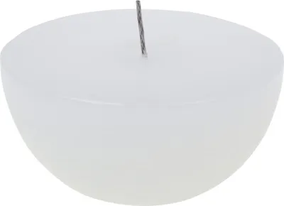 Produktbild von XXL Rustik-Schwimmkerze "Toscana" Weiß 60/120 mm