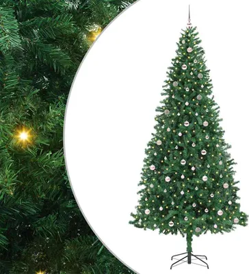 Obrázok produktu pre vidaXL Umelý vianočný stromček s 300 LED diódami so stojanom Zelený 300 cm