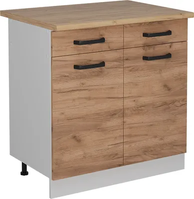 Obrázok produktu pre Kuchynská spodná skrinka Vicco R-Line Dub Goldkraft 80 cm AP dub, Model 52295