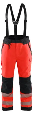 Produktbild von Blakläder High Vis Winterhose 1875, Farbe:High Vis Rot/Schwarz, Größe:S