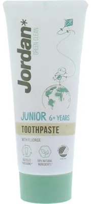 Produktbild von Jordan Tandpastagreen Clean Junior 6+ (50 ml)