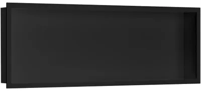 Immagine prodotto di CERANO - Mensola da incasso/nicchia con bordo a filo del rivestimento - nero opaco - 90x30x10 cm