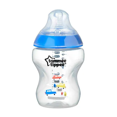 Image de Biberon Tommee Tippee 340ml débit moyen garçon