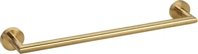 Produktbild von BABLO Handtuchhalter Messing Gold matt 65x505x55 mm für Bad & Küche >> zum Bohren oder Kleben