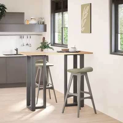 Immagine prodotto di Gambe per tavolo da bar a forma di T 2 pz Antracite 50x35x(110-111) cm Acciaio