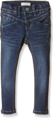 Produktbild von NAME IT Kinder Mädchen Jeans Hose SUS INDIGO NK SKINNY DNM PANT NOOS Dark Blue, Größe:134