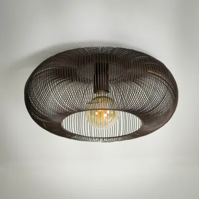 Produktbild von Hoyz - Deckenleuchte Copper Twist - Schwarznickel - Industriell - 43x43x20