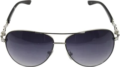Produktbild von Pilotenbrille mit Sternen - Sonnenbrille - schwarz