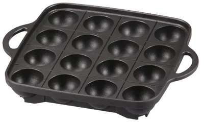 Produktbild von Takoyaki Grillpfanne für Butangasherd, Schwarz