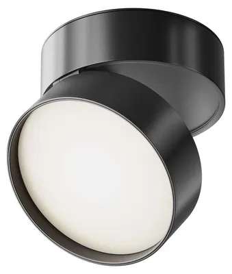 Obrázek produktu pro Nástěnné svítidlo LED, kov, vypínač, pohyblivý reflektor, černá barva