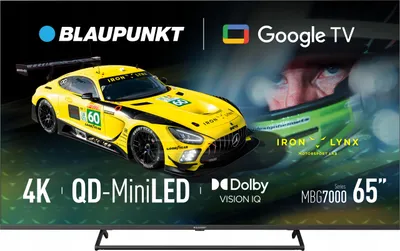 Zdjęcie produktu dla Blaupunkt 65MBG7000S TV 65" QD MINILED 4K UHD Google TV WIFI SMART 144hz