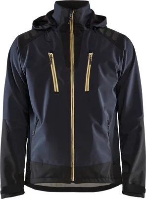Produktbild von Blakläder® Softshell Jacke 4749 2513 in div. Farben, Farbe:schwarz, Größe:2XL