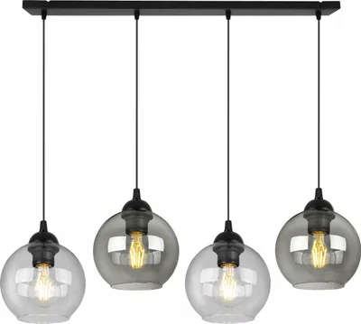 Produktbild von Moderne Hängelampe Loft Stil – Glas Deckenlampe Kronleuchter für Küche, Wohnzimmer und Schlafzimmer