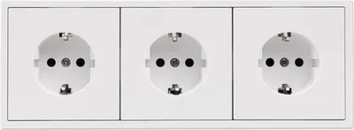 Produktbild von Steckdosen Set McPower Shallow "Beginner 3S-Profi", 4-teilig, Klemmanschluss, weiß, matt