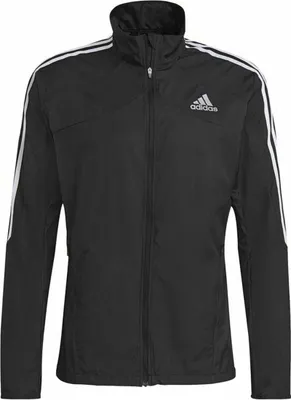 Produktbild von Sportjackefür Herren Adidas Marathon 3 Stripes Schwarz - S