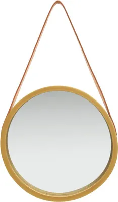 Obrázok produktu pre vidaXL Nástenné zrkadlo s pásom 40 cm zlaté