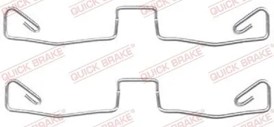 Obrázek produktu pro QUICK BRAKE 109-1633 Sada příslušenství, brzdové destičky x