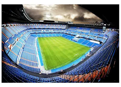 Zdjęcie produktu dla Fototapeta ścienna - Stadion piłkarski 375x250cm - tapeta flizelinowa