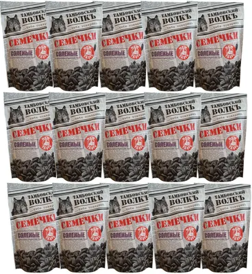 Produktbild von Sonnenblumenkerne Tambovsky Volk geröstet gesalzen 15er Pack (15 x 200g) семечки