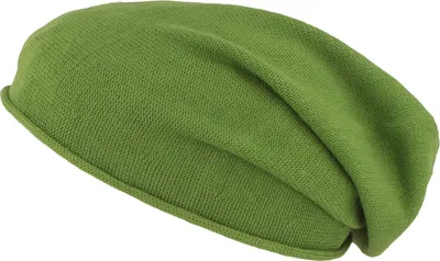 Kopka unifarbene Beanie aus 100% Baumwolle in grün