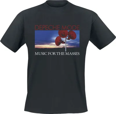 Produktbild von Depeche Mode T-Shirt Herren Music for the masses schwarz L