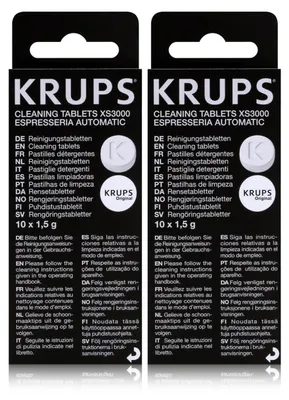 Produktbild von 2x Krups Reinigungstabletten XS 3000 (10 Stück)