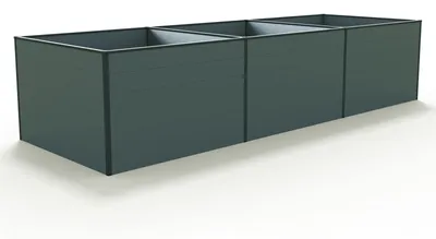 Produktbild von GFP Aluminium Hochbeet KINGSIZE DANIELA - 351 x 119 x 77 cm - Anthrazit, Stecksystem, langlebig