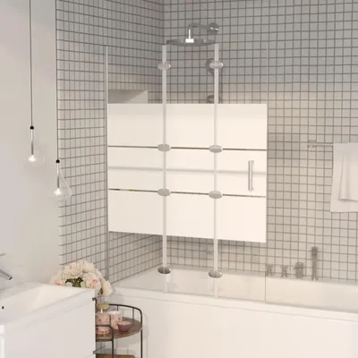 Produktbild von Faltbare Duschwand - Klappbare Duschabtrennung - Duschabtrennung - begehbare Dusche - Badezimmerpaneel