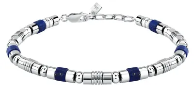 Produktbild von Stahlarmband fü r Herren mit Lapislazuli Pietre S1741
