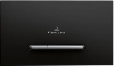 Produktbild von Villeroy & Boch ViConnect E300 WC Druckplatte 2-Knopf 25 3x6 6x14 5 cm Anthrazit Matt