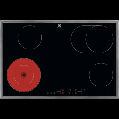 Produktbild von AEG Autarkes Kochfeld / Strahlenbeheizt / 80 cm / Edelstahlrahmen LRR8436M