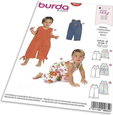 Produktbild von 9652 Overall, Schnittmuster von Burda