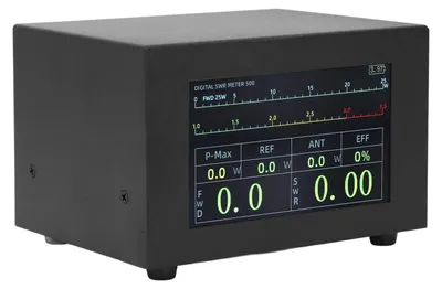 Obrázek produktu pro SWR měřič - Digitální - Kompaktní - 200 W - Pro rádioamatéry - Černý - 1,8-54 MHz