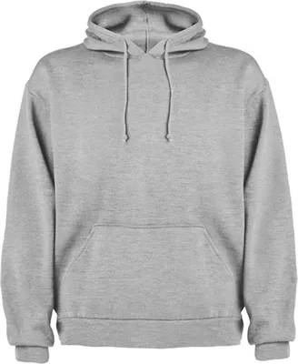Produktbild von Roly SU1087 | Herren Sweat Capucha Hooded Sweatshirt - Farbe: Heather Grey 58 - Größe: 3XL