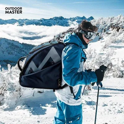 Produktbild von Famanu Skitasche Eisbär - Wasserfest, ideal für Reisen