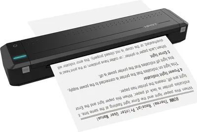 Produktbild von HPRT MT800 A4 Thermodrucker Papierdrucker Drahtloser tintenloses Drucken mit 1 Farbbandrolle, kompatibel mit Windows-System