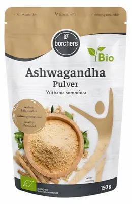 Produktbild von BORCHERS  Ashwagandha Pulver 150g - vielseitig einsetzbar - 150 g (1er Pack)