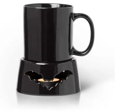 Produktbild von Alchemy England Tasse Tasse mit Tassenwärmer Fledermaus schwarz Standard