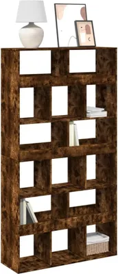 Zdjęcie produktu dla Maison Exclusive - Regał, przydymiony dąb, 100x33x187,5 cm