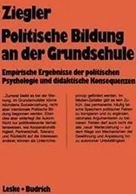 Produktbild von Politische Bildung an der Grundschule